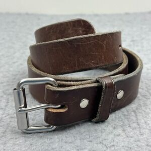 Hanks Belts The Gunner Mens 40 Brown Leather Utility Work Belt 100 Year USA Made